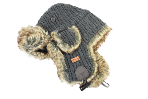 Herman bonnet homme gris à - herman,