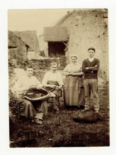 Vers 1900 Groupe d'hommes et