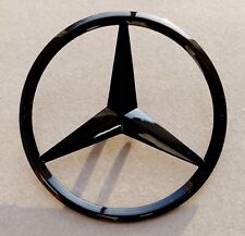 Original Logo Mercedes Étoile Noir Brillant coffre 2014-2021 82mm W205 Classe C