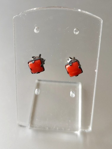 Boucle oreille corail - d'oreille,