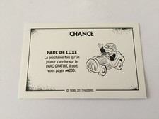 Carte chance parc de luxe