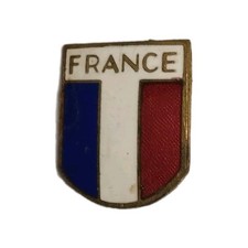 Crest de calot troupe US FRANCE WW2 - ORIGINAL
