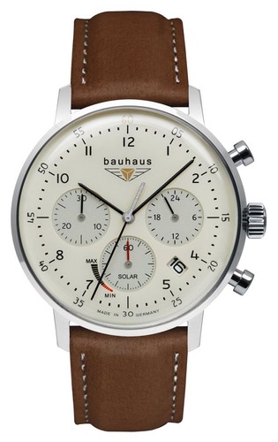 Bauhaus chronographe solaire - bauhaus,