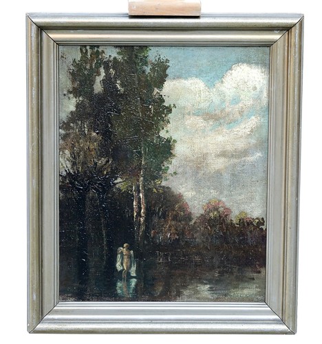 Huile sur toile paysage - sur,