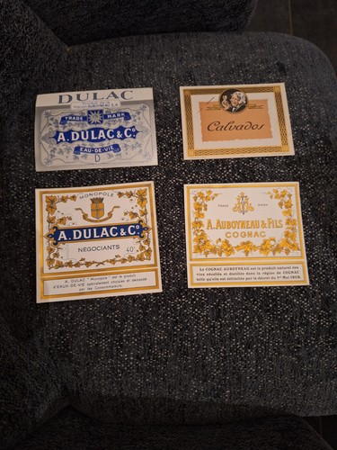 étiquettes cognac calvados - Étiquettes,