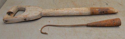 Antique gaff hook - gaff,