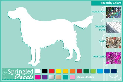 English setter silhouette cut - english,