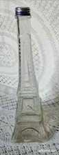 Ancienne bouteille en verre tour Eiffel Benoît Serres - 1950