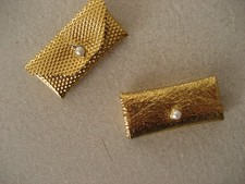 Sac / pochette doré poupée