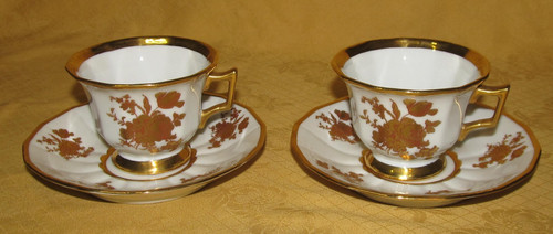 Lot tasses thé - 2, à