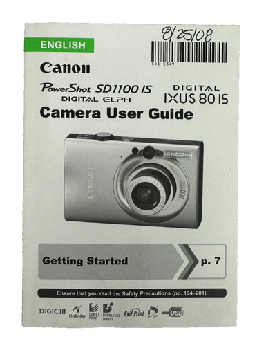 Canon powershot sd1100 - sd1100, is