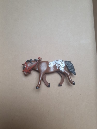 Cheval marron foncé tache - marron,