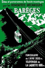 Affiche Poster Ski Pyrénées