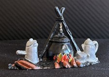 Vintage - 1960 - Feu de camp