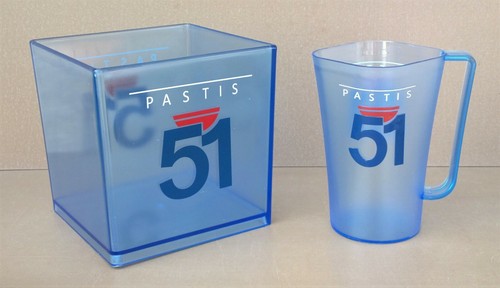 Pichet carafe pastis seau - 51, +