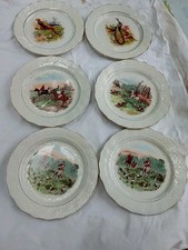 6 Assiettes porcelaine fine 4