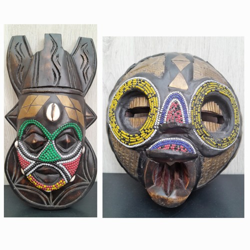 Masques ashanti perle - ashanti,