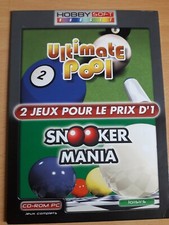 JEU BILLARD PC CDROM SNOOKER MANIA ET ULTIMATE POOL