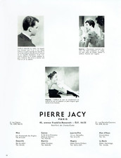 Publicité Advertising  0822  1955   Salon coiffure Pierre Jacy homme & femme