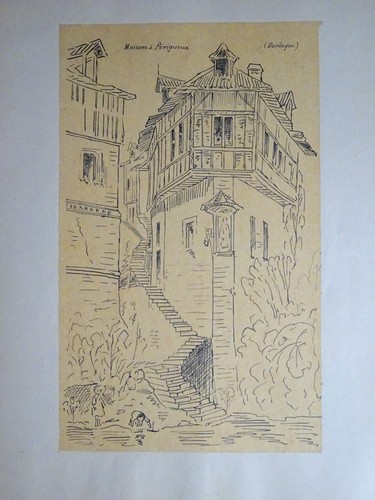 Ecole francaise dessin - ecole, xx