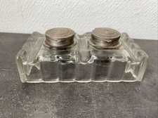 ancien double encrier socle