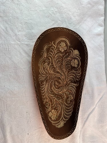 B07 plateau ancien cuivre - b07-,