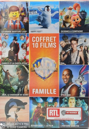 Coffret dvd films famille - coffret, 10