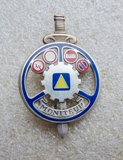 Insigne  Moniteur Militaire Auto -Ecole