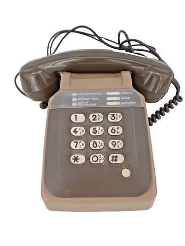 Ancien telephone touches - telephone, a