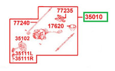 JEU DE SERRURES KYMCO LIKE 125, 35010-ACC1-E14 OEM