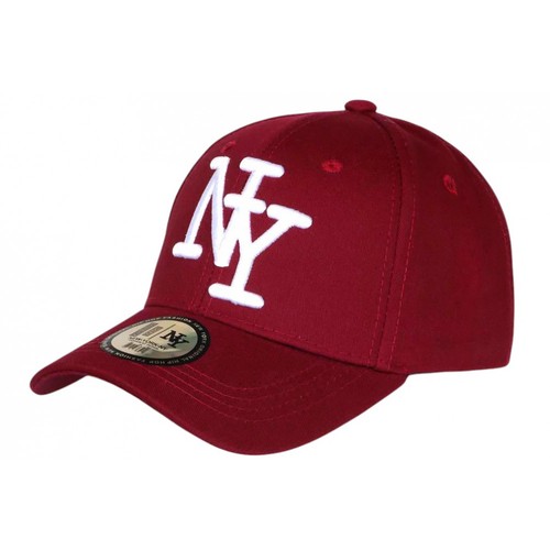 Casquette rouge bordeaux en - ny,