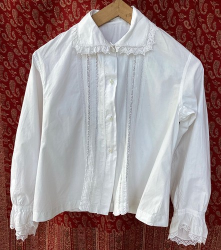 Ancienne chemise brodée femme - chemise,