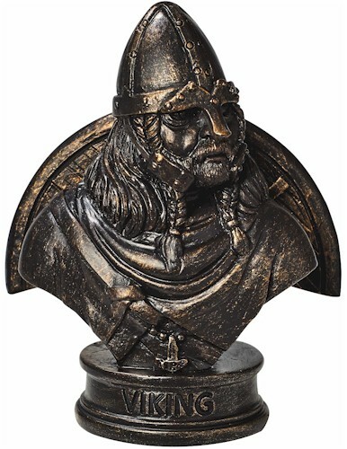 Viking couleur bronze buste - viking,