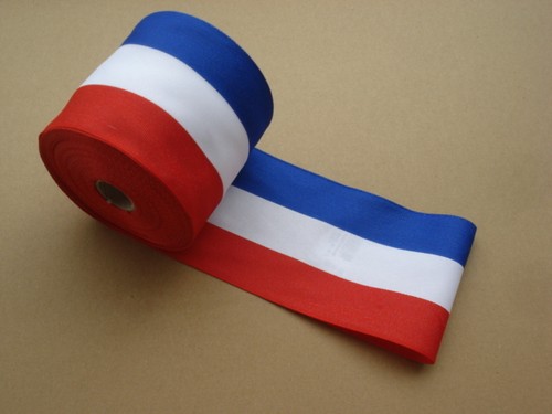 Ruban tricolore bleu blanc - ruban,