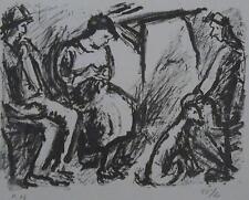 René Seyssaud lithographie paysans album 1954 marseille P 388