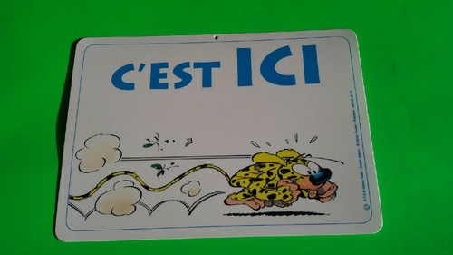 Plaque marsupilami 24x17cm - marsupilami,