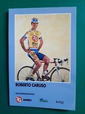 CYCLISME carte cycliste ROBERTO CARUSO équipe ZG MOBILI SELLE ITALIA 1995