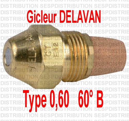 Gicleur fioul fuel 60 - gicleur, 0,60°