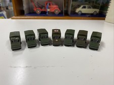 Échelle n 1/160 Lot de 7 camions militaires UNIMOG Bon État