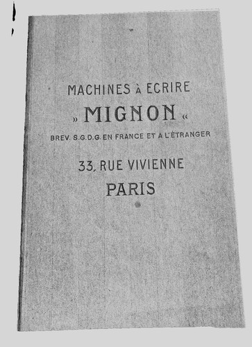 Descriptif machine écrire - machine,