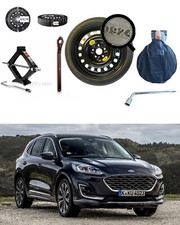 kit roue de secours (galette) 17" pour FORD KUGA avec cric clé et sac 135/90r17