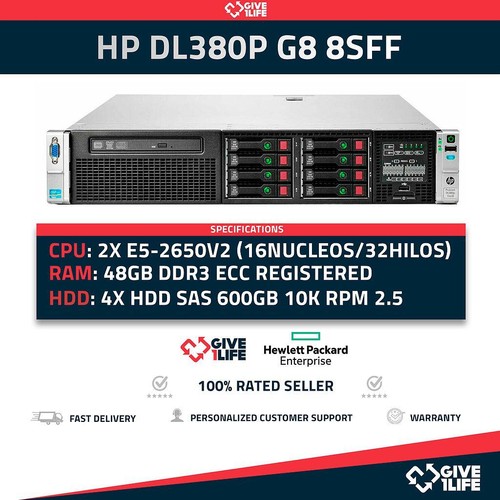 Dl380p 8sff 2650v2 - dl380p, e5-2650v2