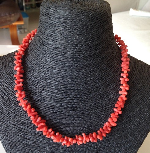 Joli collier morceau brun - morceau,