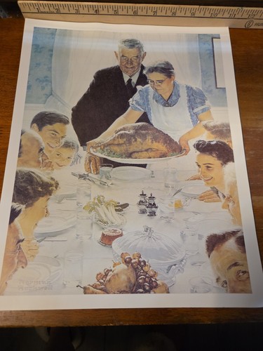 Vintage norman rockwell poster - vintage,
