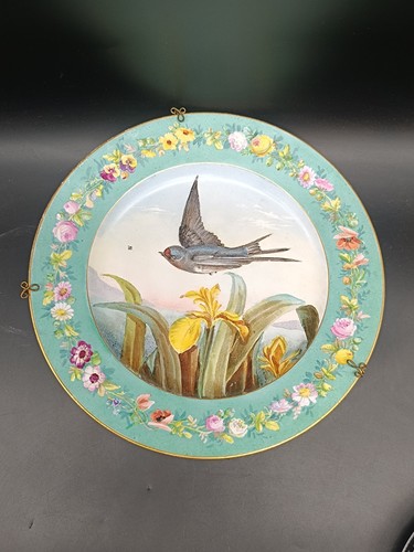 Grand plat faience décor - plat,