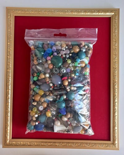 Lot 850 grammes perles - de, de