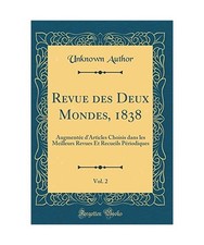 Revue des Deux Mondes, 1838