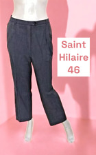 ? Saint hilaire Taille 46 ? Superbe pantalon gris foncé femme laine elastane