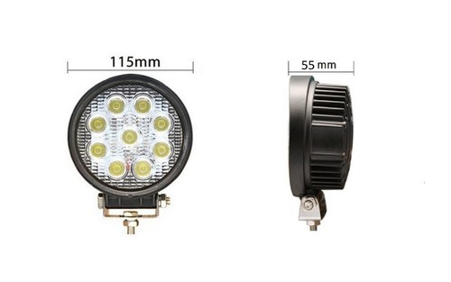 24v halogène rond - 12-24v,