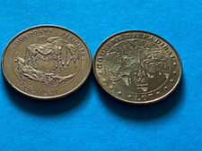 LOT DE 2 JETONS MONNAIE DE